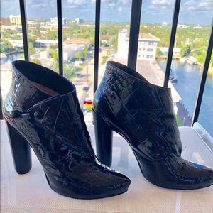 Louie Vuitton black booties